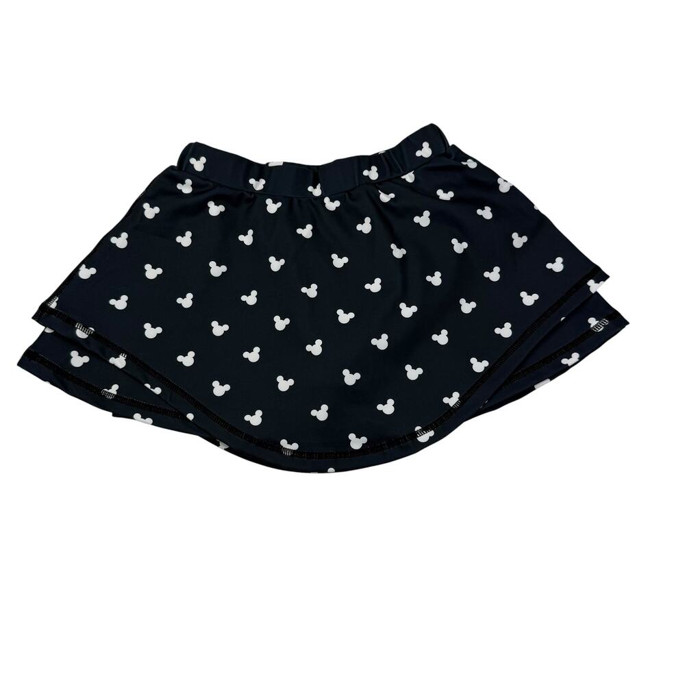 Shop The Magic Box Disney Girls Black Mickey Skirt Skort, Size 7/8